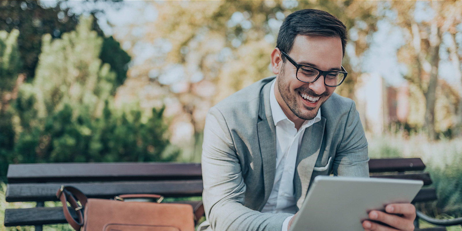 This guy is happy about being able to access online therapy