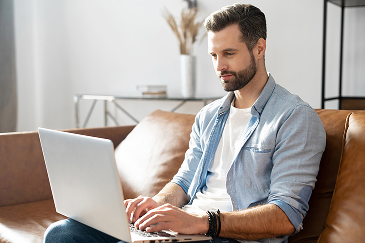 You can do online counseling from the comfort of your own couch.