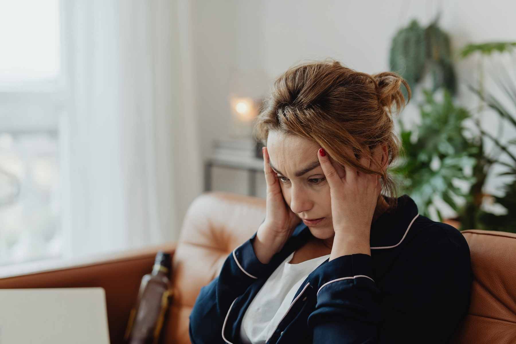 husband using therapy language to gaslight me -- person sitting alone, confused and weary