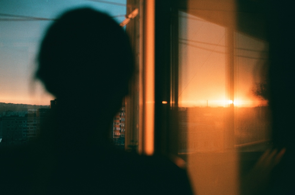 why you're drawn to certain porn -- a person's faint reflection in glass, suggesting looking inward